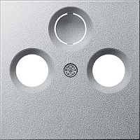 Лицевая панель Gira System55 для TV+R+SAT алюминий картинка